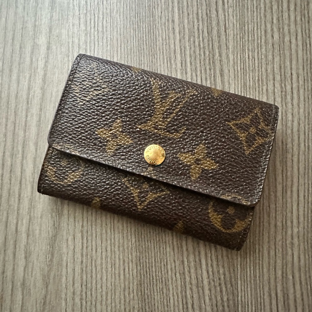 Vintage Louis Vuitton Monogram Porte-Monnaie Plat Wallet